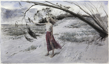 Composition Study for The Sea Has Many Voices 1 by Scott  Breton | Lethbridge Gallery